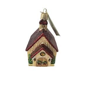 Old World Christmas Church Collection Glass Blown Tree Ornament